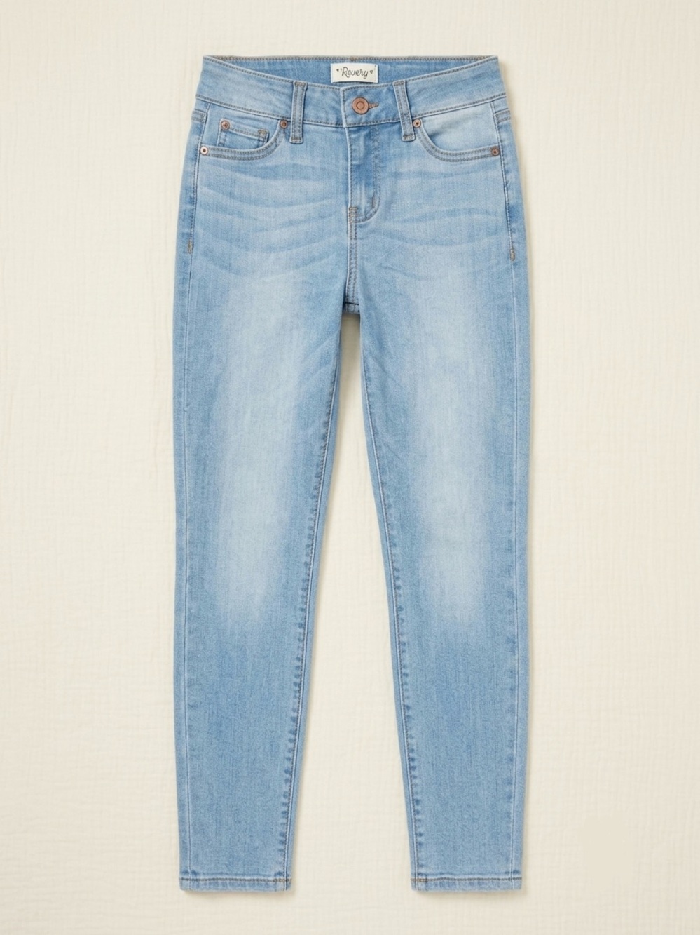 Revelry - Stitch Fix - Light Blue Ankle Skinny Kids Jeans - Size 12